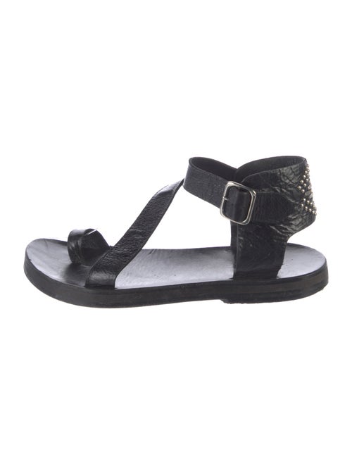 Calleen Cordero Leather T-Strap Sandals