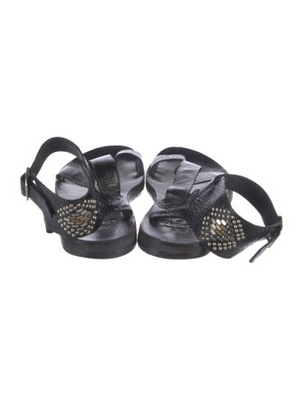 Calleen Cordero Leather T-Strap Sandals