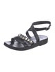 Calleen Cordero Embossed Leather Printed Gladiator Sandals