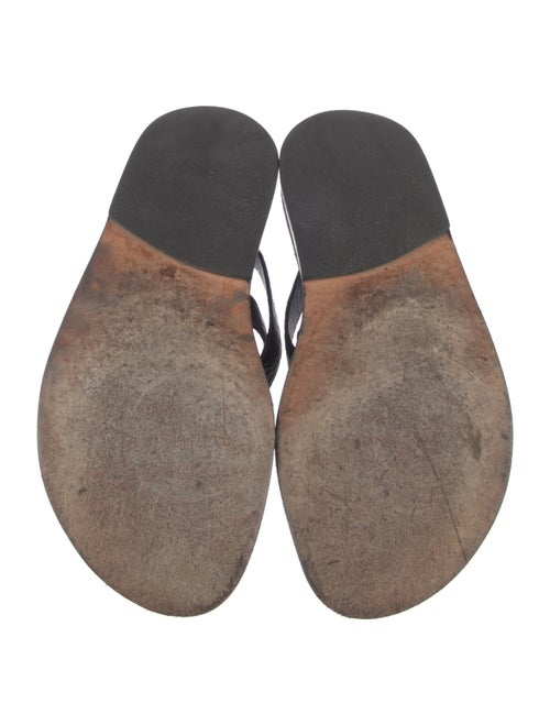 Calleen Cordero Embossed Leather Printed Gladiator Sandals