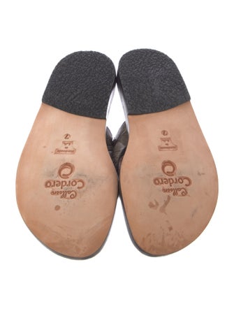 Calleen Cordero Leather Slides