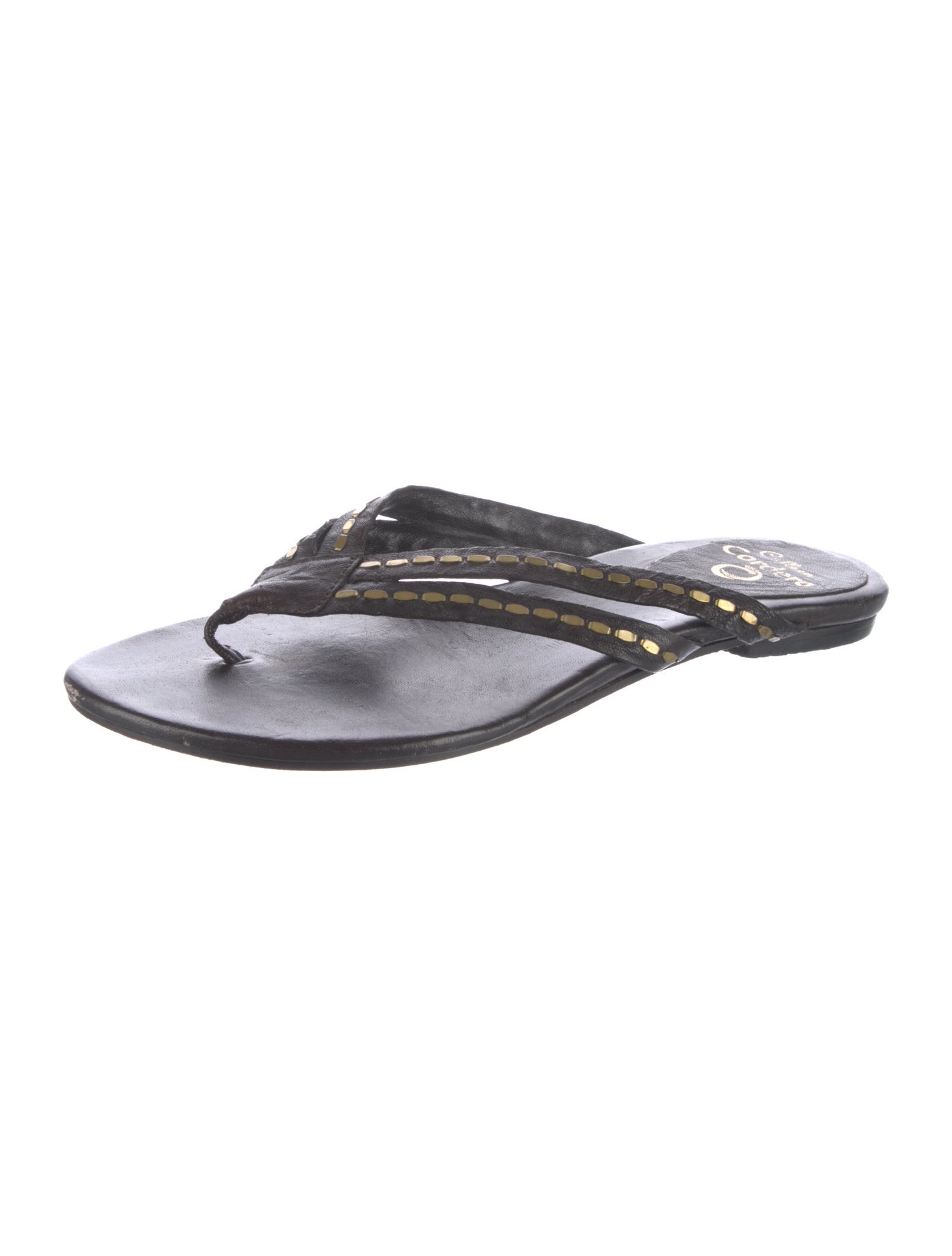 Calleen Cordero Leather Slides