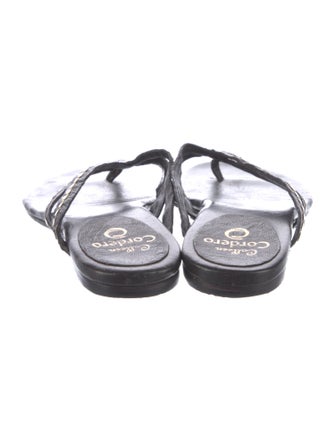 Calleen Cordero Leather Slides