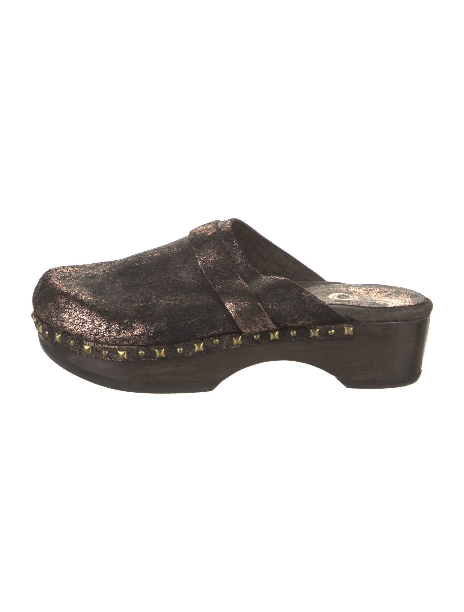 Calleen Cordero Suede Studded Accents Mules