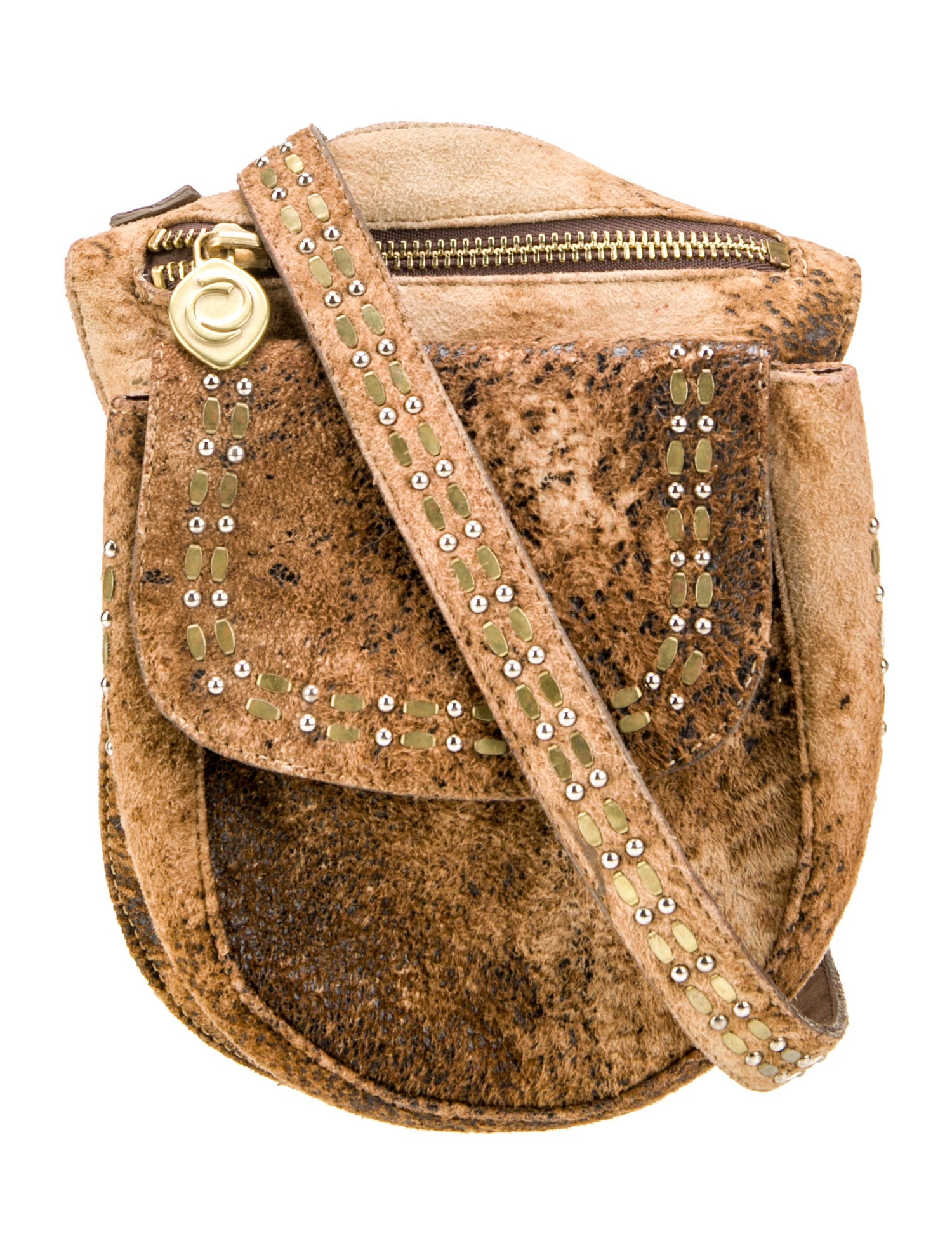 Calleen Cordero Suede Shoulder Bag