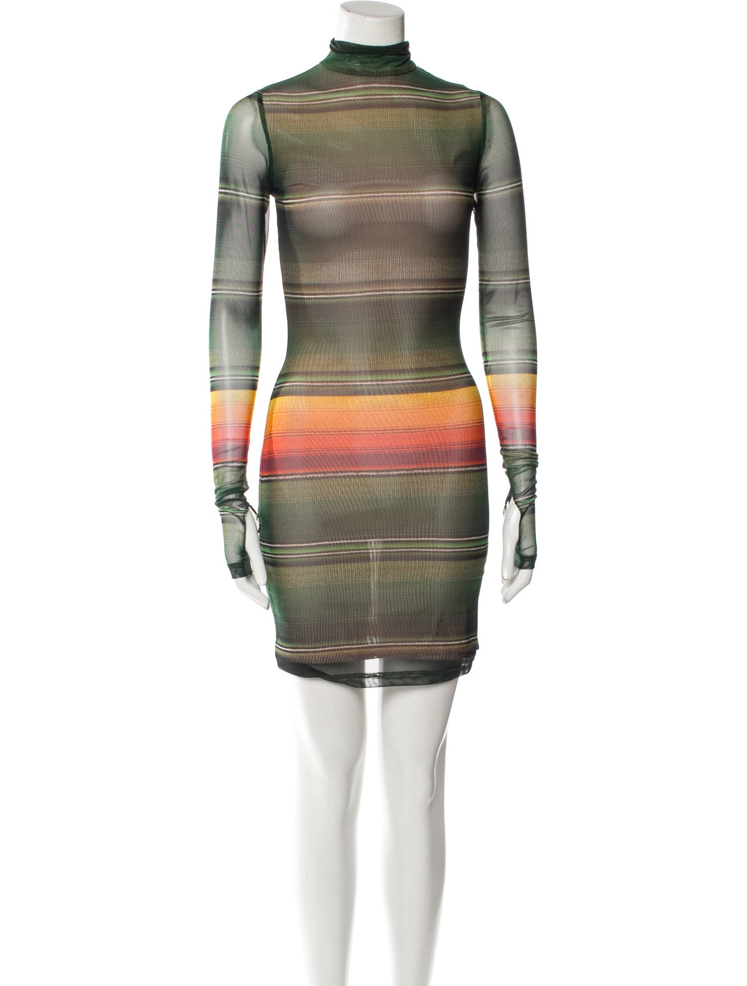 House of Holland Plaid Print Mini Dress