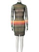 House of Holland Plaid Print Mini Dress