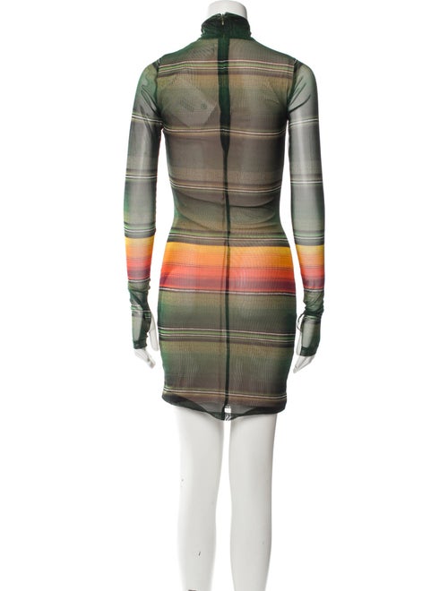 House of Holland Plaid Print Mini Dress