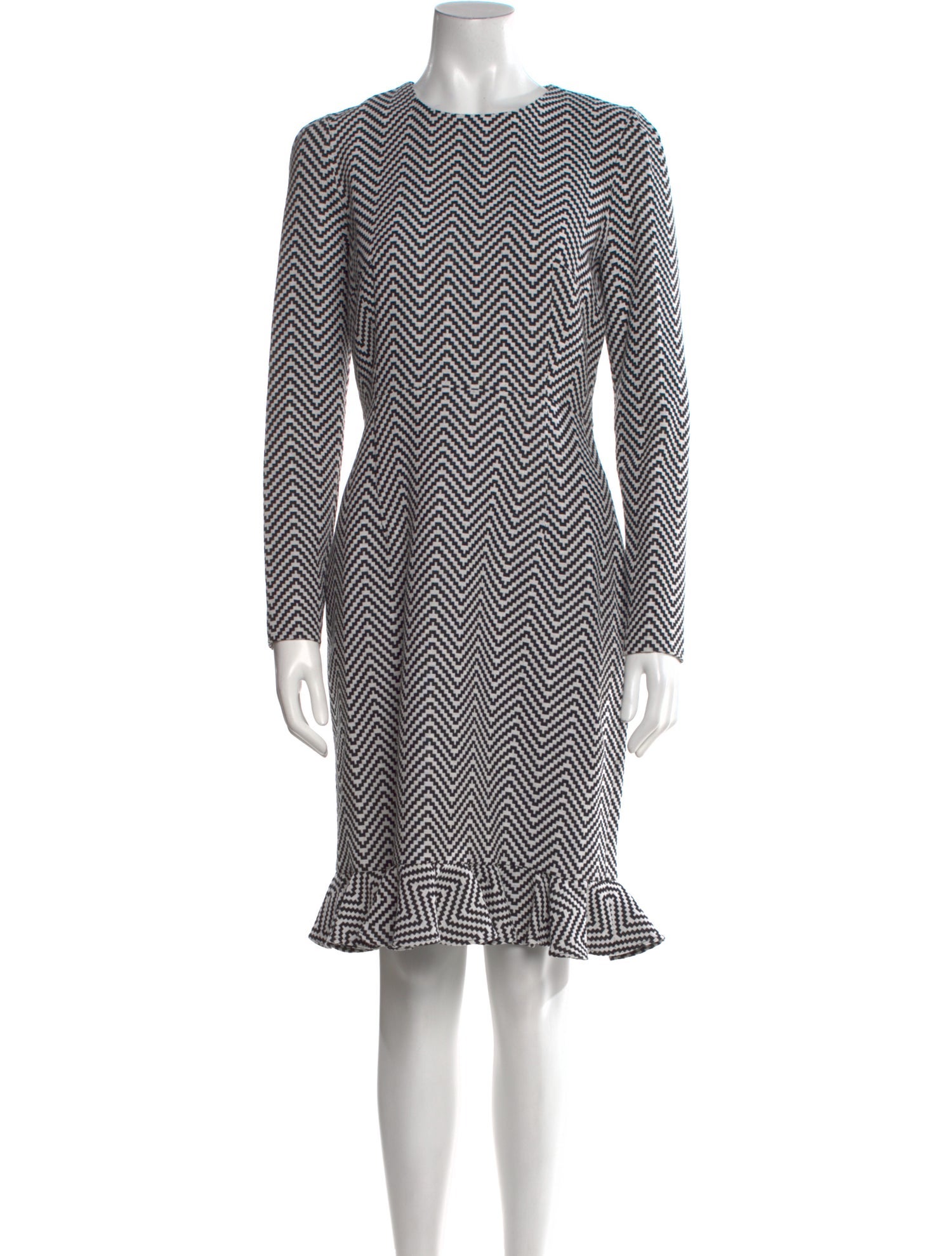 House of Holland Printed Knee-Length Dress