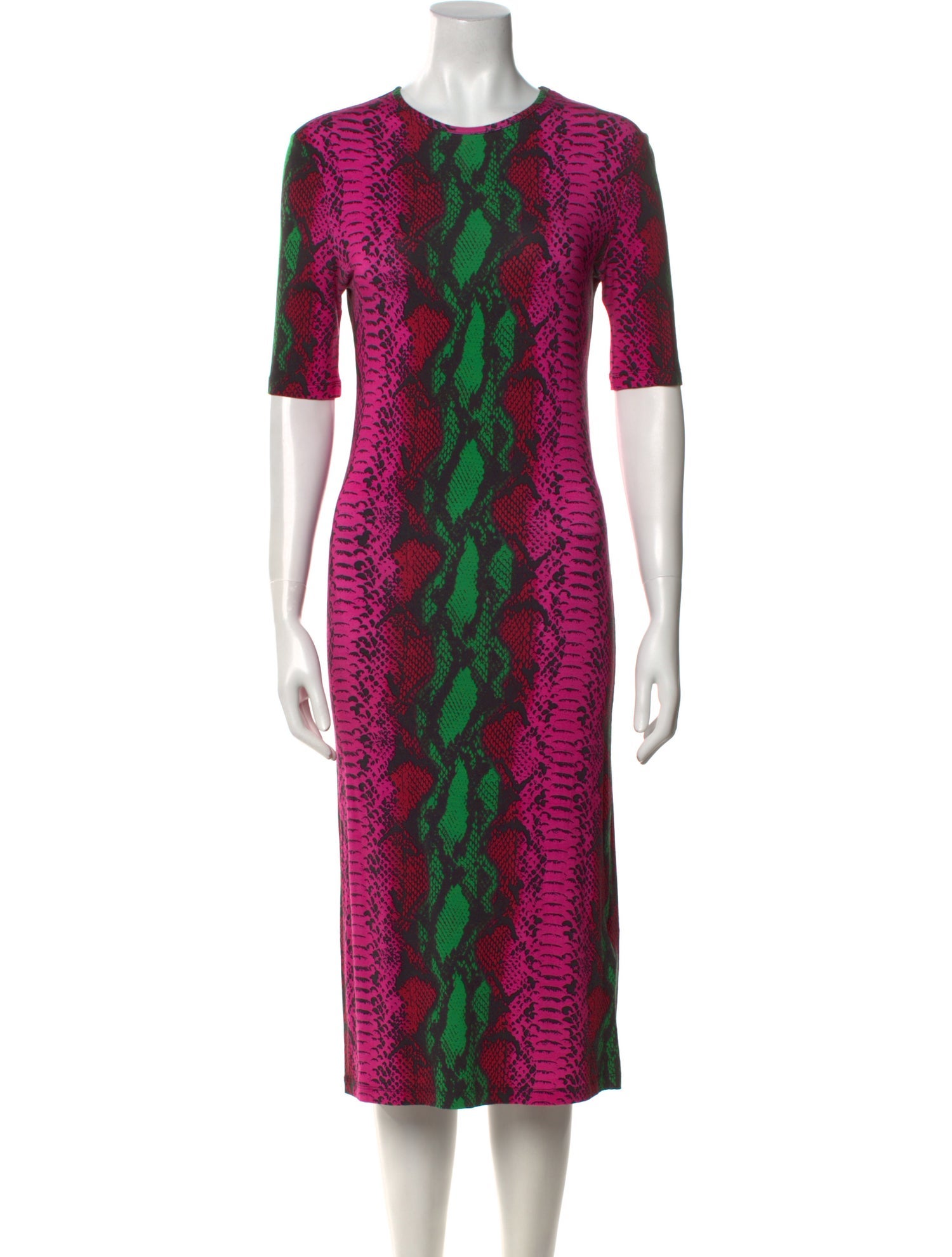 House of Holland Printed Midi Length Dress