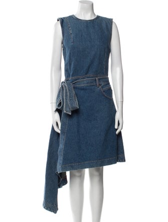 House of Holland Crew Neck Long Dress