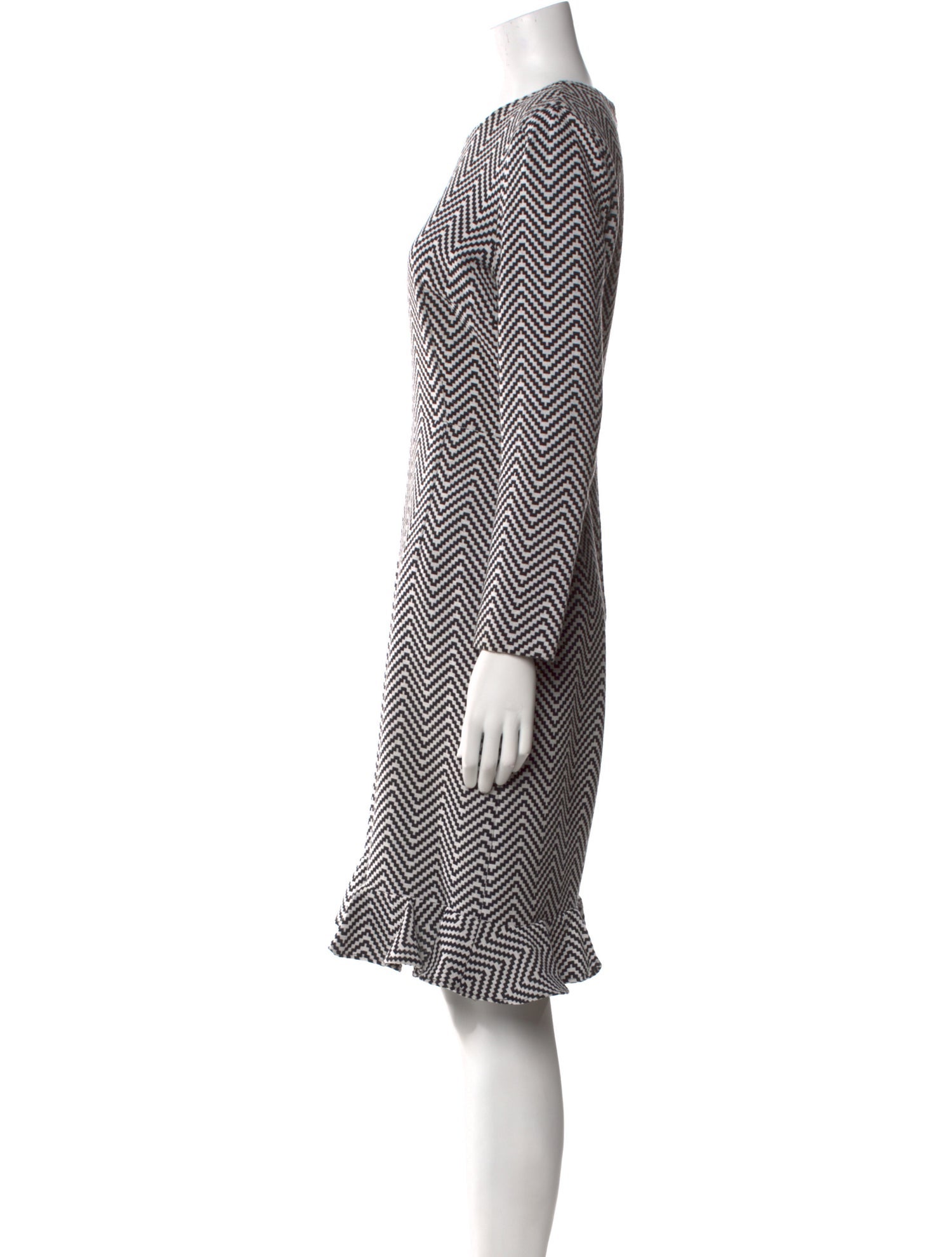 House of Holland Printed Knee-Length Dress