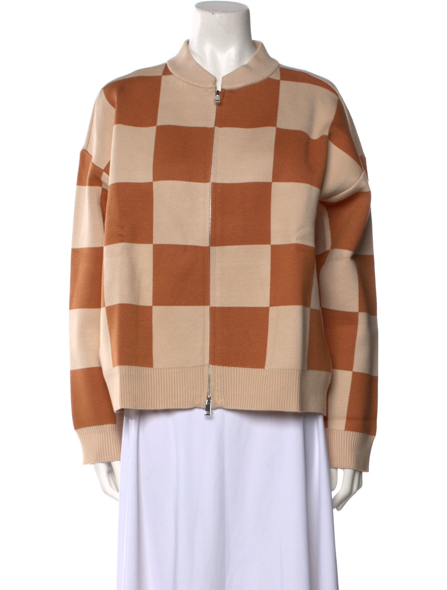 Monrow Plaid Print Jacket w/ Tags