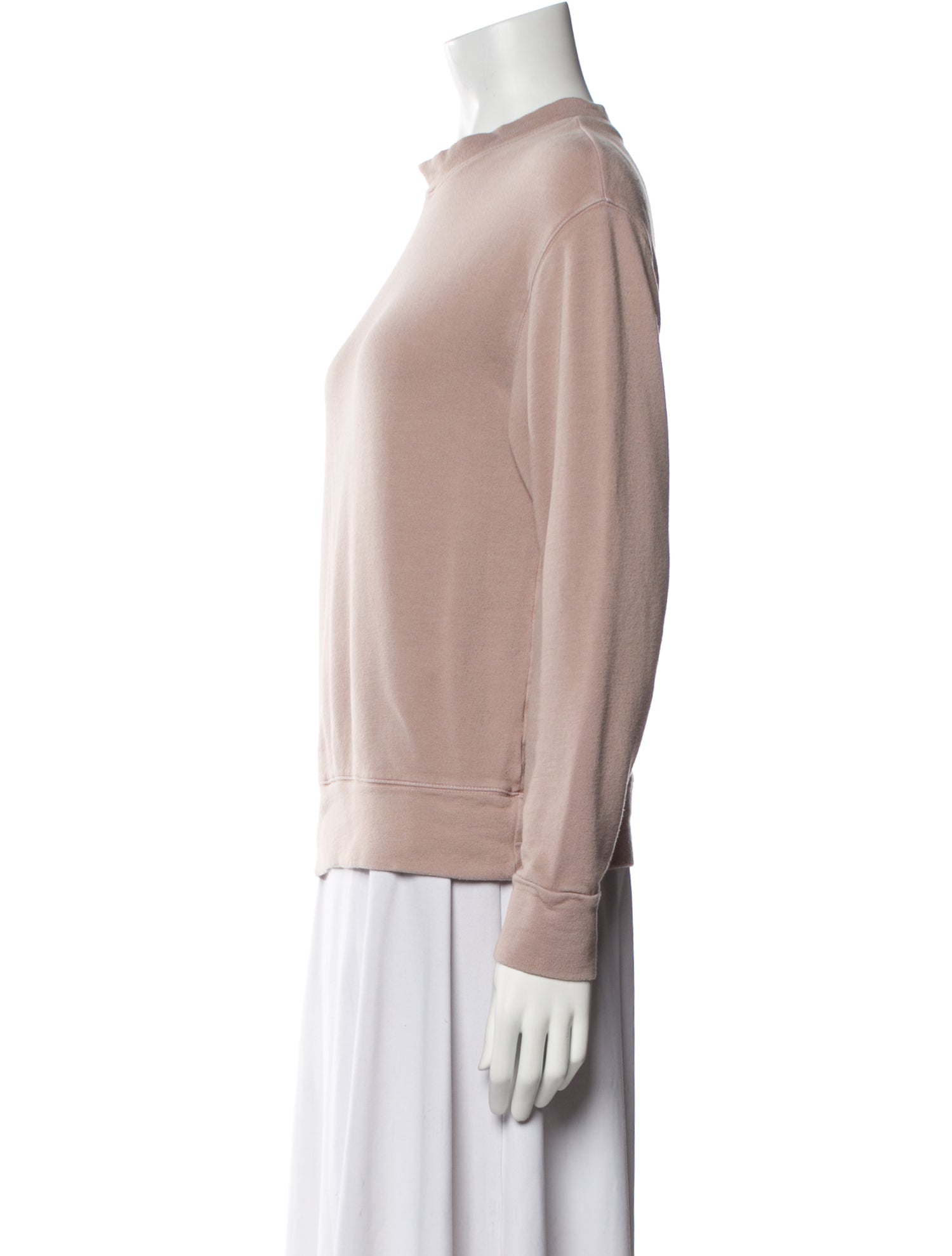 Monrow Crew Neck Long Sleeve Sweatshirt