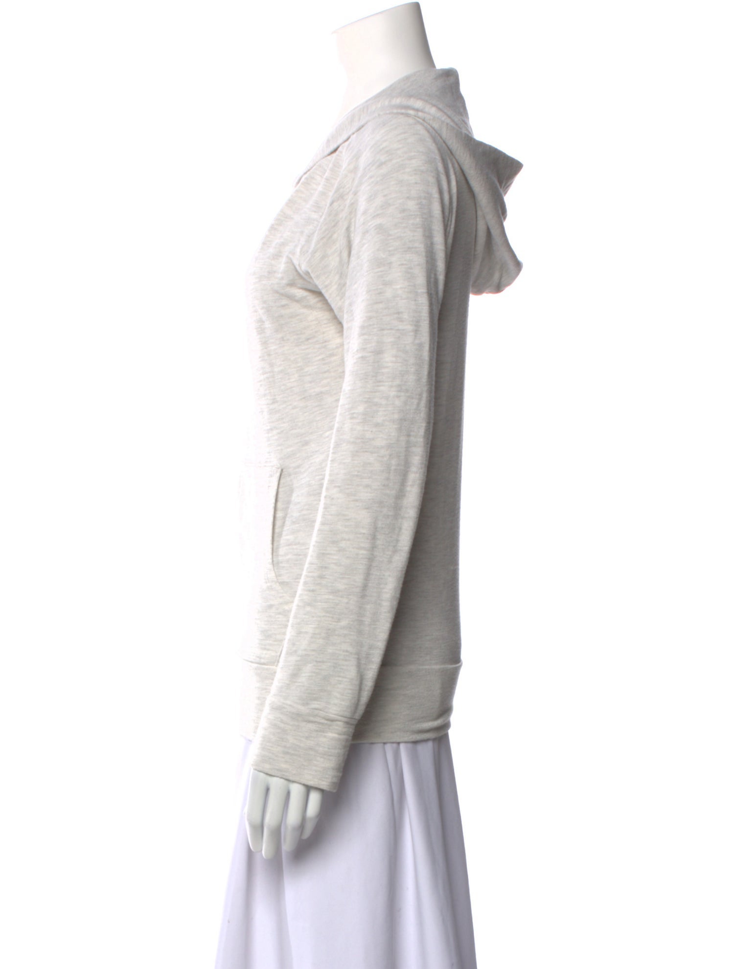 Monrow V-Neck Long Sleeve Sweatshirt