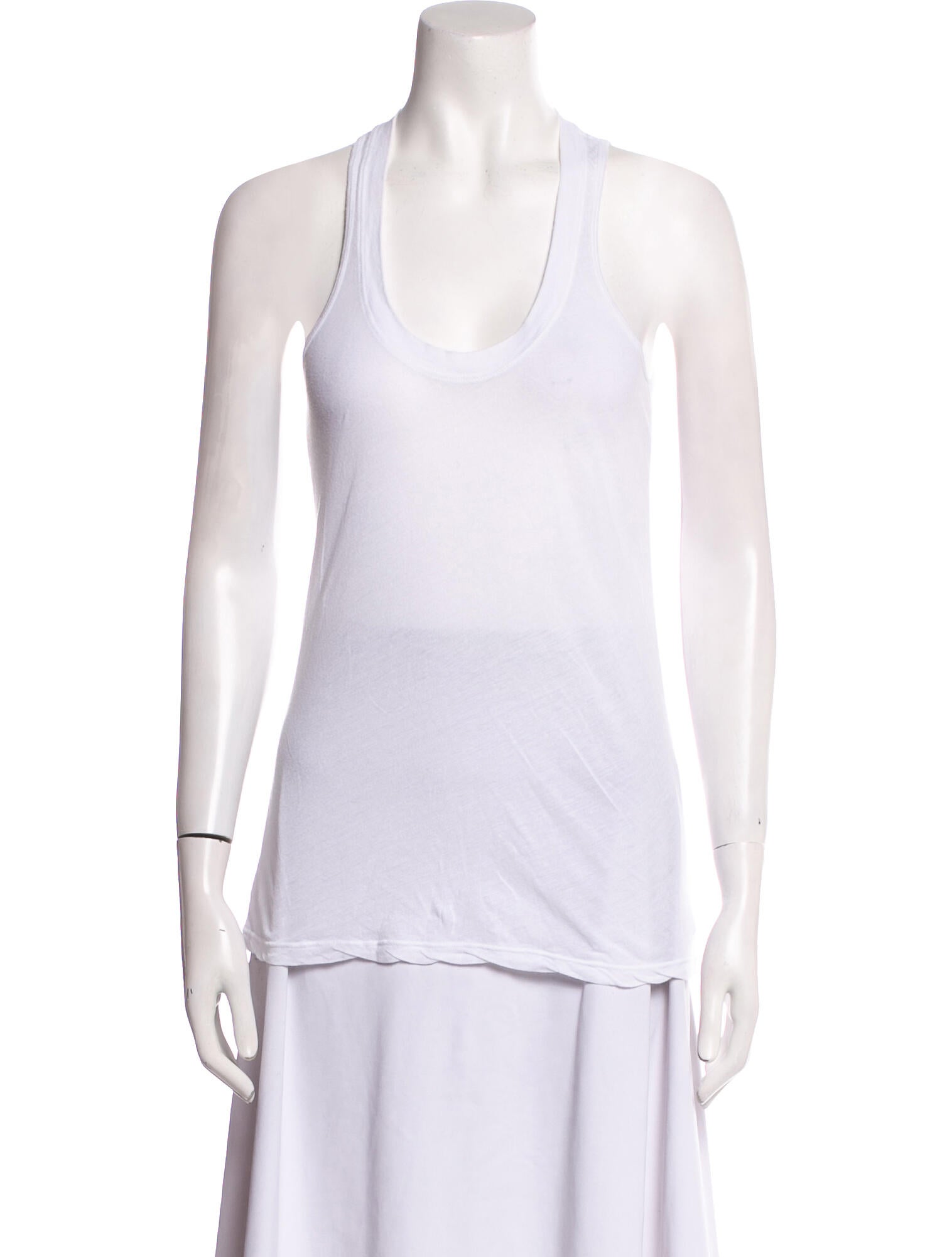 Monrow Scoop Neck Sleeveless Top