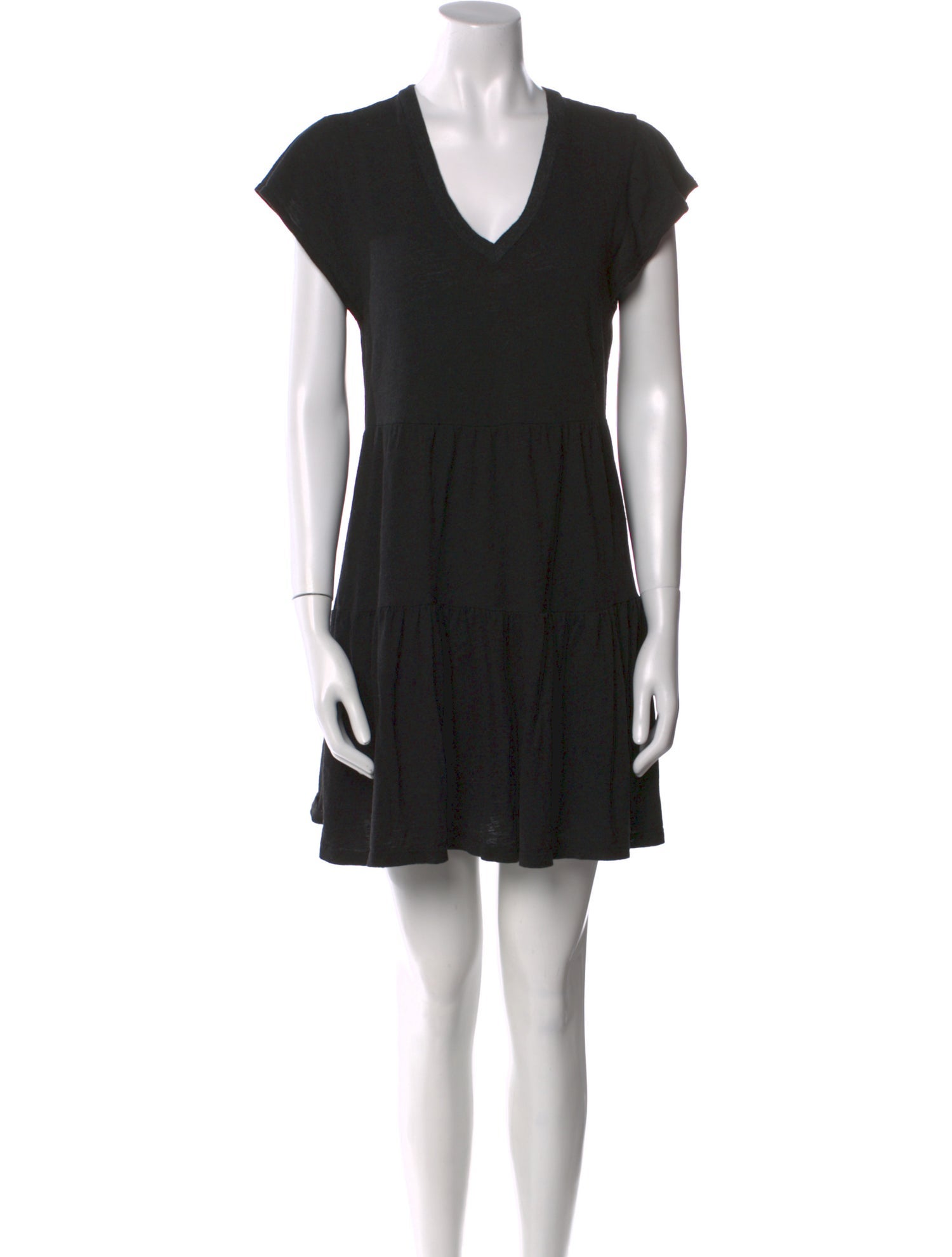 Monrow V-Neck Mini Dress