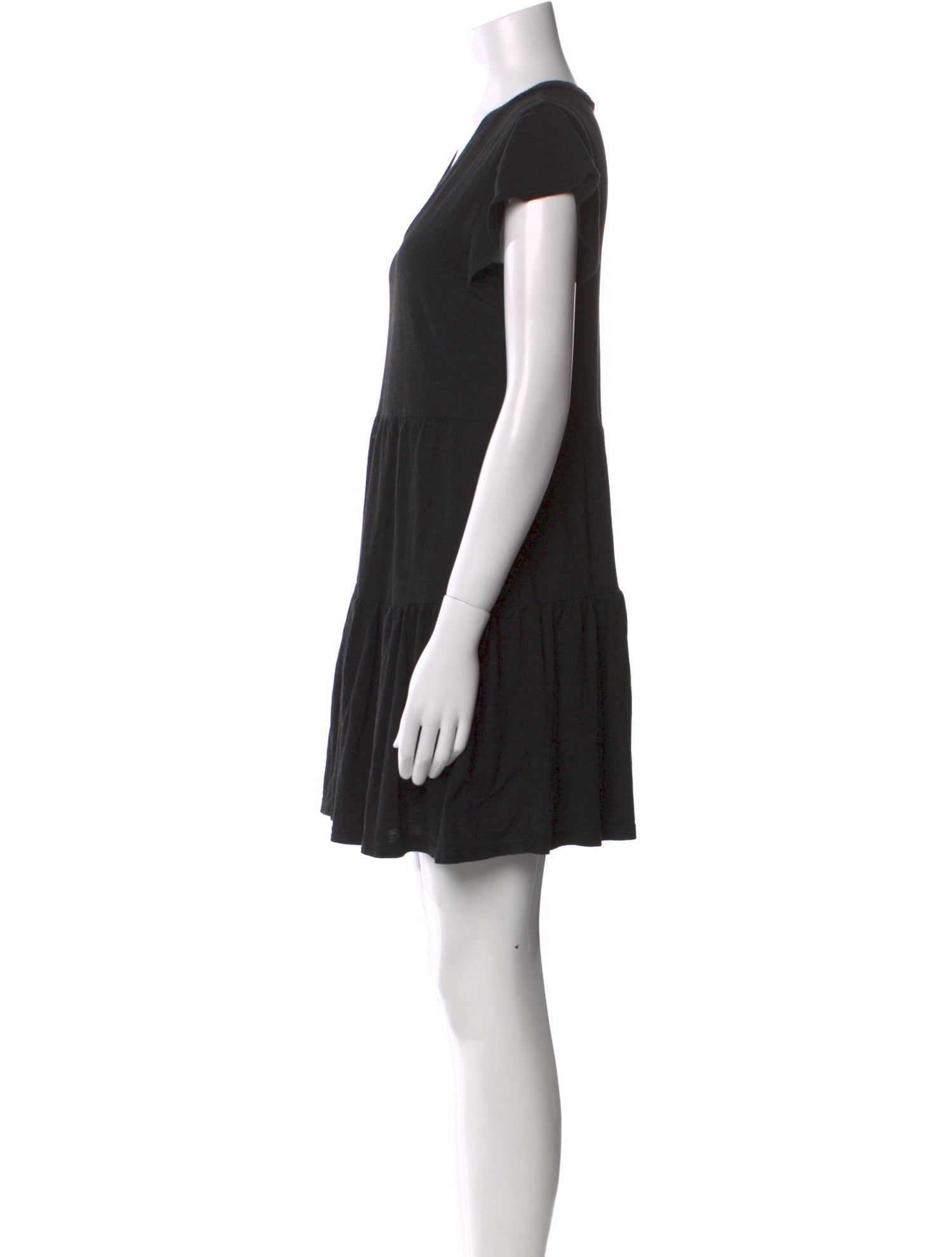 Monrow V-Neck Mini Dress