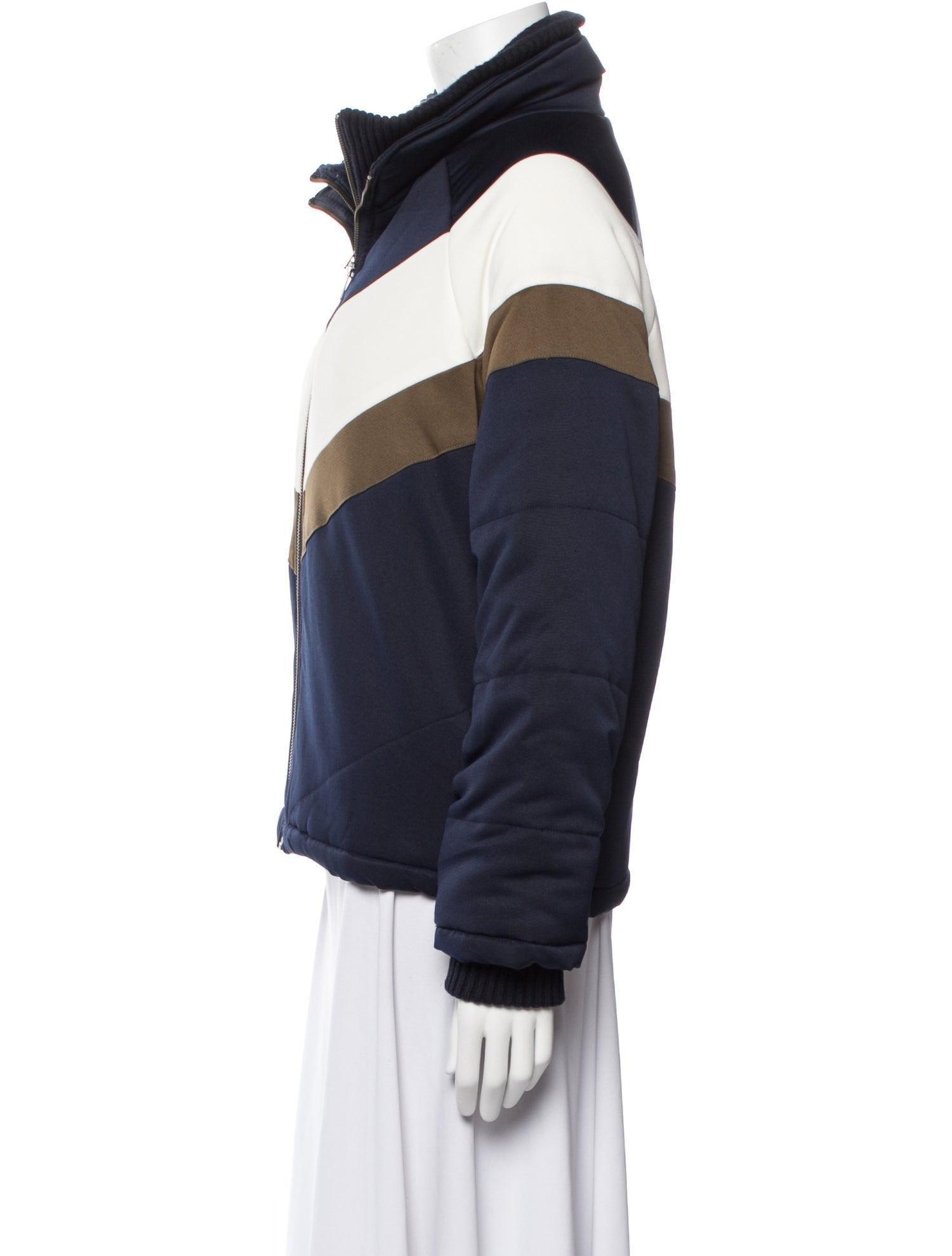 Monrow Colorblock Pattern Jacket