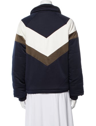 Monrow Colorblock Pattern Jacket