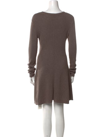 Monrow Scoop Neck Mini Dress