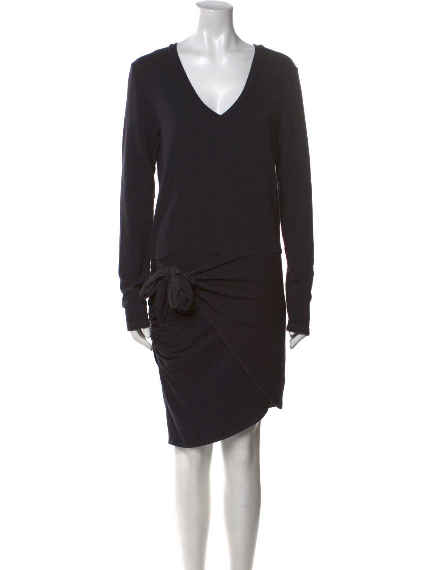 Monrow V-Neck Mini Dress