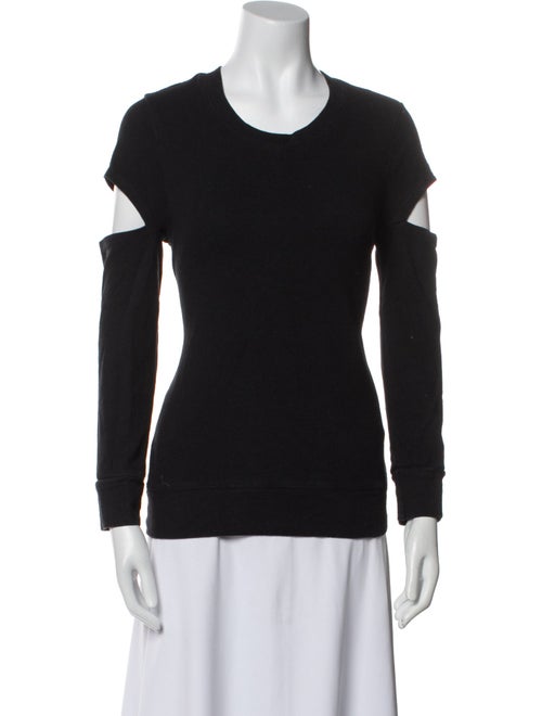 Monrow Crew Neck Long Sleeve T-Shirt