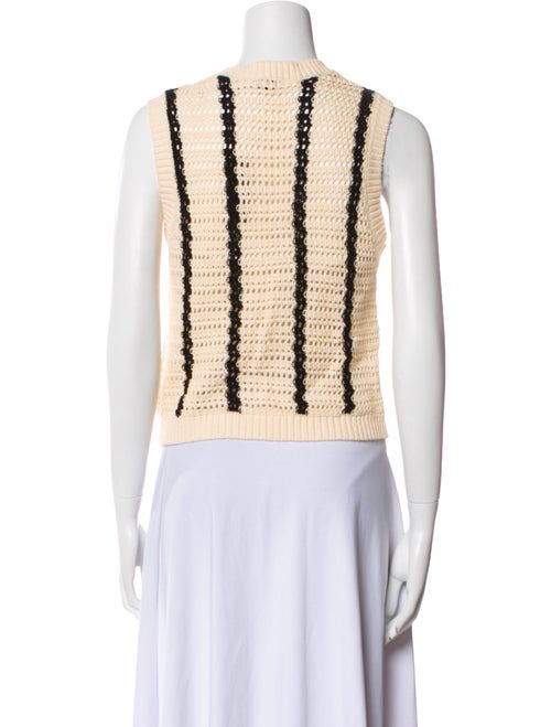 Monrow Striped Scoop Neck Top