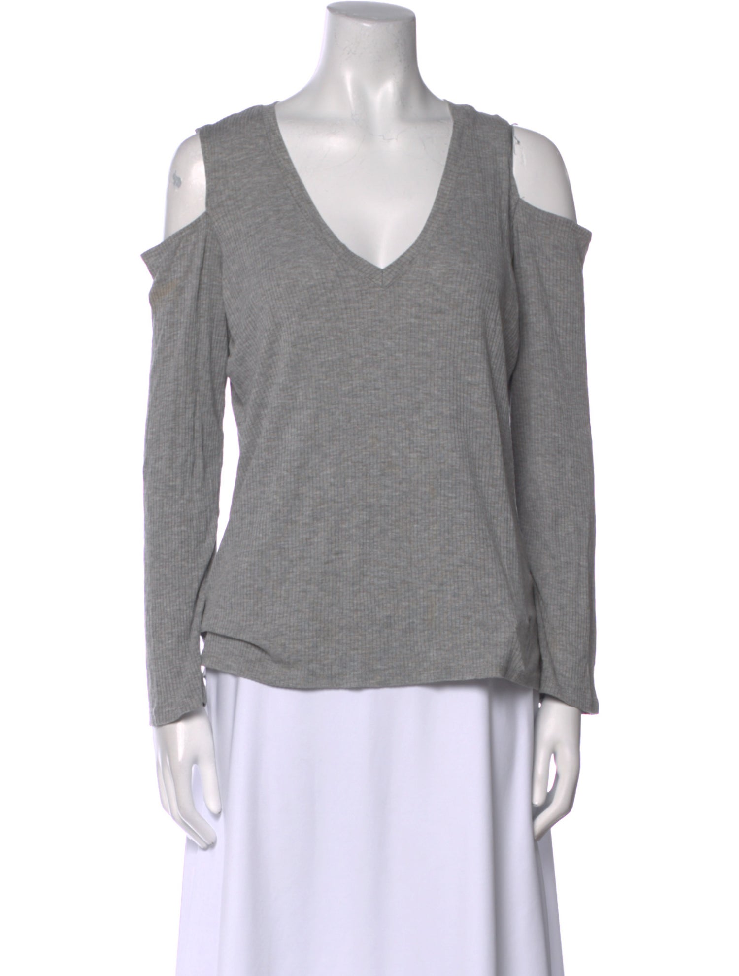 Monrow V-Neck Long Sleeve T-Shirt