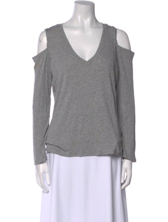 Monrow V-Neck Long Sleeve T-Shirt