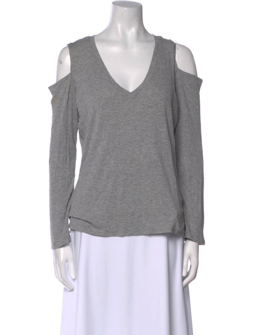 Monrow V-Neck Long Sleeve T-Shirt