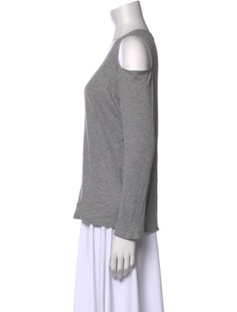 Monrow V-Neck Long Sleeve T-Shirt