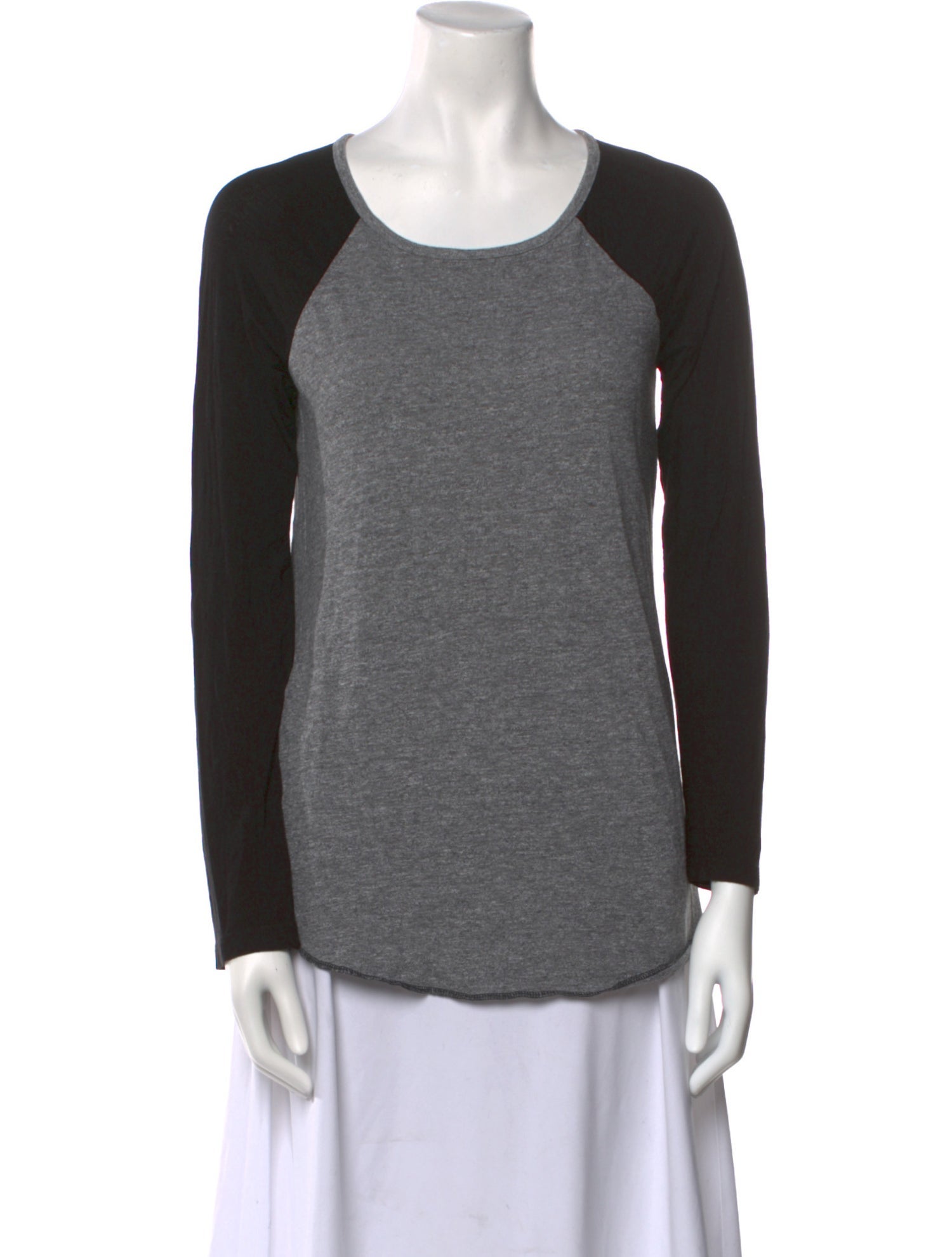 Monrow Scoop Neck Long Sleeve Sweatshirt