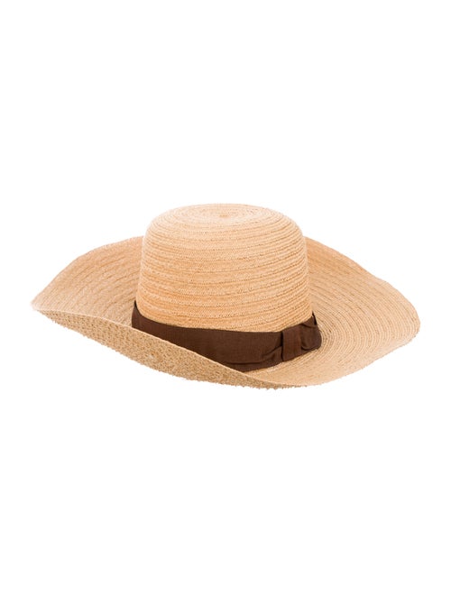 Reinhard Plank Straw Wide Brim Hat Tan