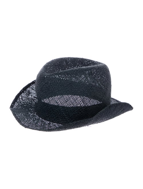 Reinhard Plank Straw Wide Brim Hat Blue