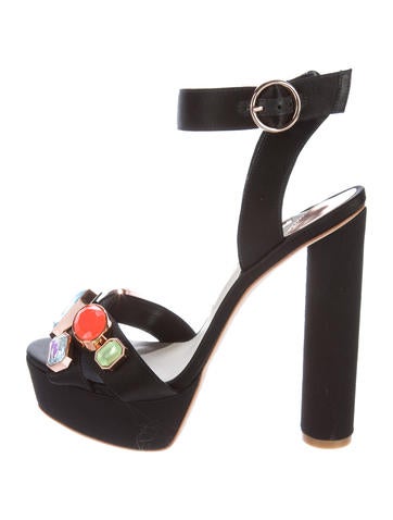 Sophia Webster Amanda Gem Platform Sandals