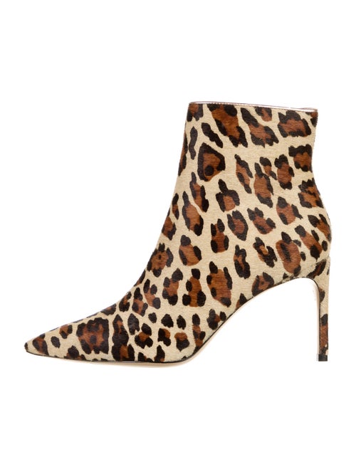Sophia Webster Calf Hair Animal Print Boots