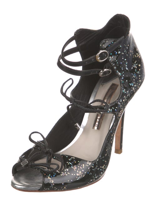Sophia Webster Patent Leather Printed Pumps