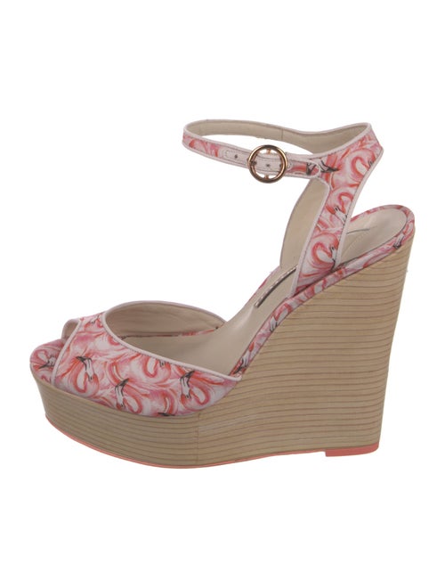 Sophia Webster Printed Slingback Sandals