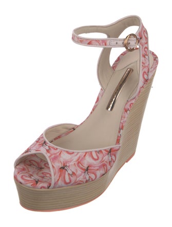 Sophia Webster Printed Slingback Sandals