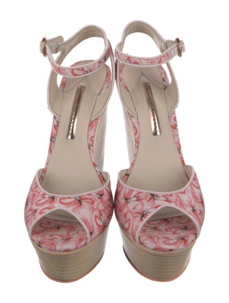Sophia Webster Printed Slingback Sandals