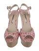 Sophia Webster Printed Slingback Sandals