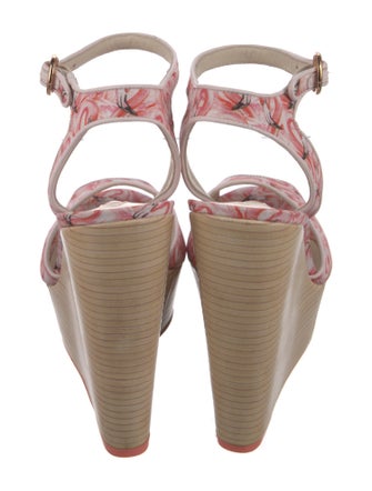 Sophia Webster Printed Slingback Sandals