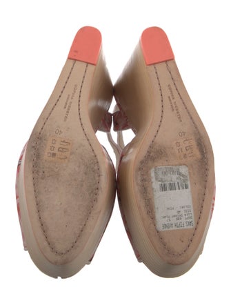 Sophia Webster Printed Slingback Sandals