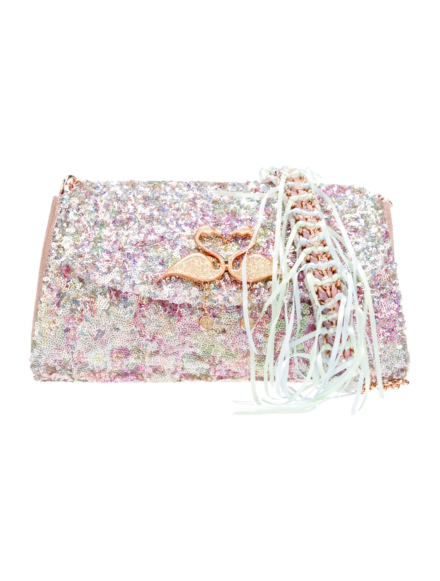 Sophia ster Sequins Shoulder Bag Pink Shoulder Bags, Handbags