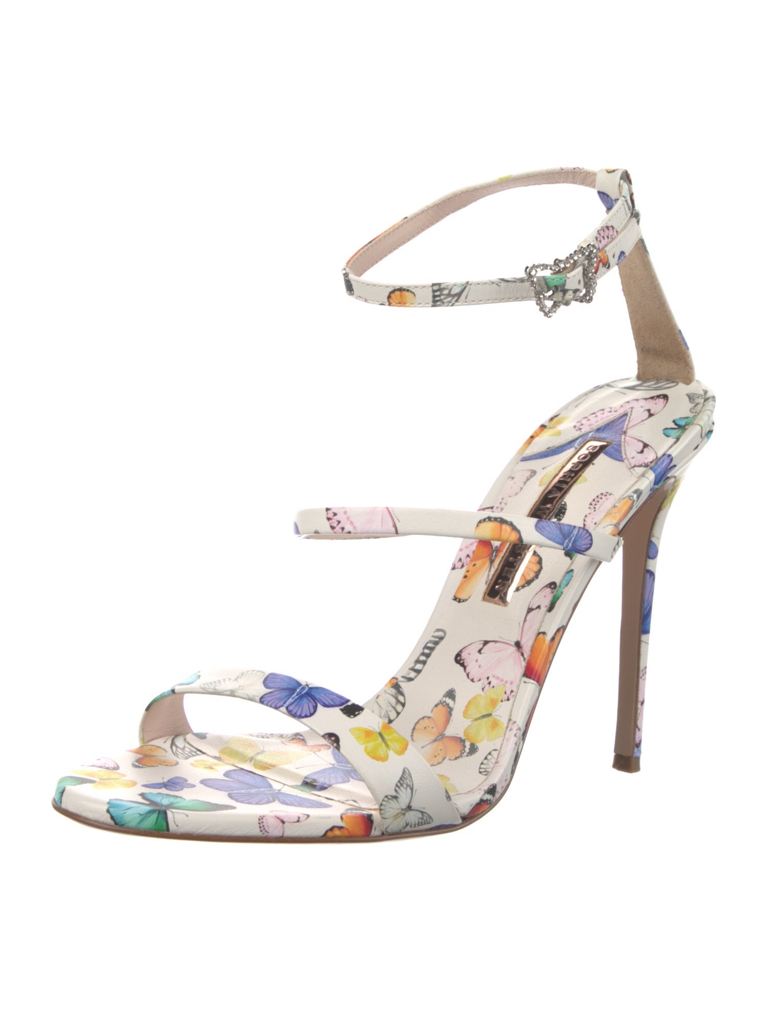 Sophia Webster Leather Printed Sandals