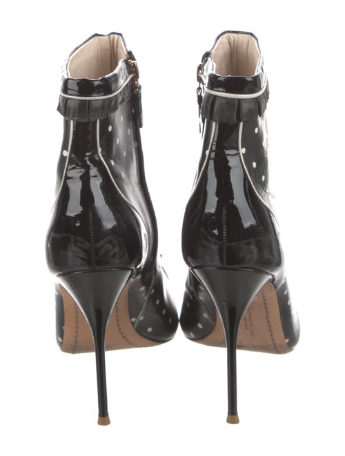 Sophia Webster Patent Leather Polka Dot Print Boots
