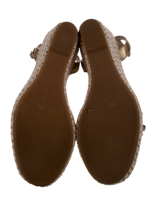 Sophia Webster Leather Printed Espadrilles