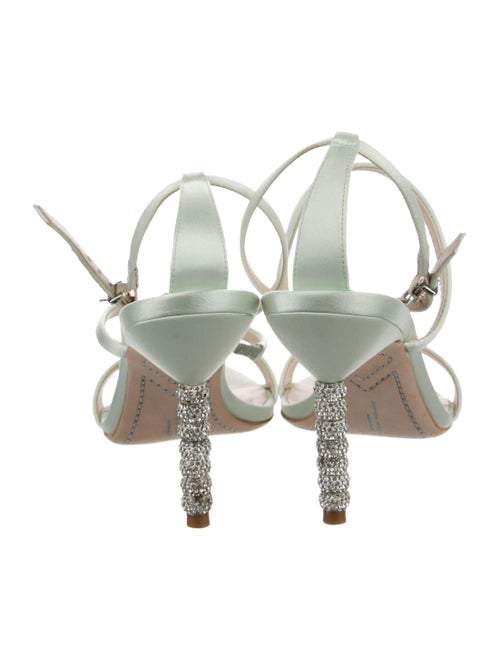 Sophia Webster Satin Crystal Embellishments Sandals