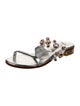 Sophia Webster Patent Leather Crystal Embellishments Slides